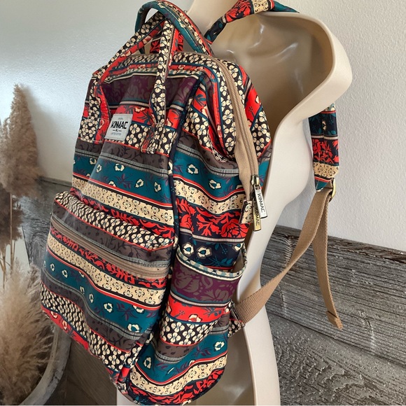 Kinmac Bohemian Backpack Purse with Laptop Compartment Bookbag Waterproof - Picture 2 of 10
